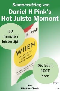 audioboek samenvatting managementboek Het juiste moment