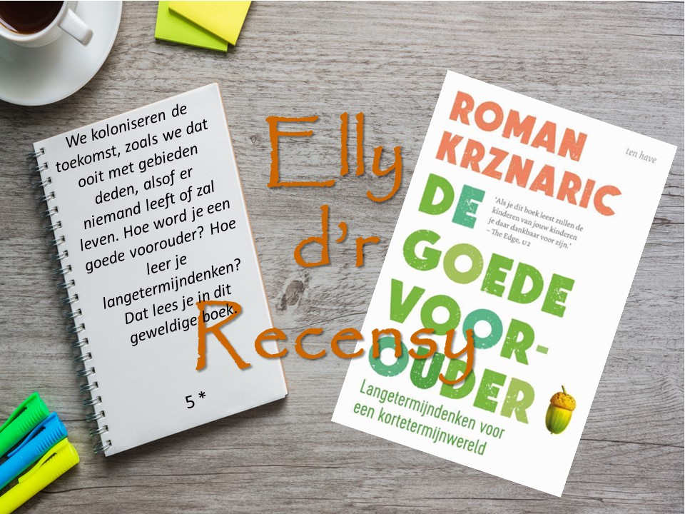 Links korte recensie rechts cover boek De goede voorouder