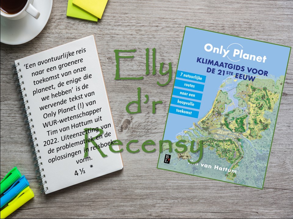 Rechts cover boek Only Planet, links korte recensie