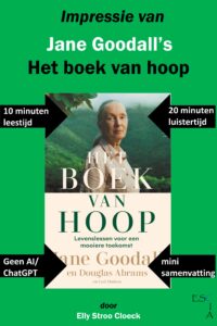 Cover Impressie van Jane Goodall's Het boek van hoop